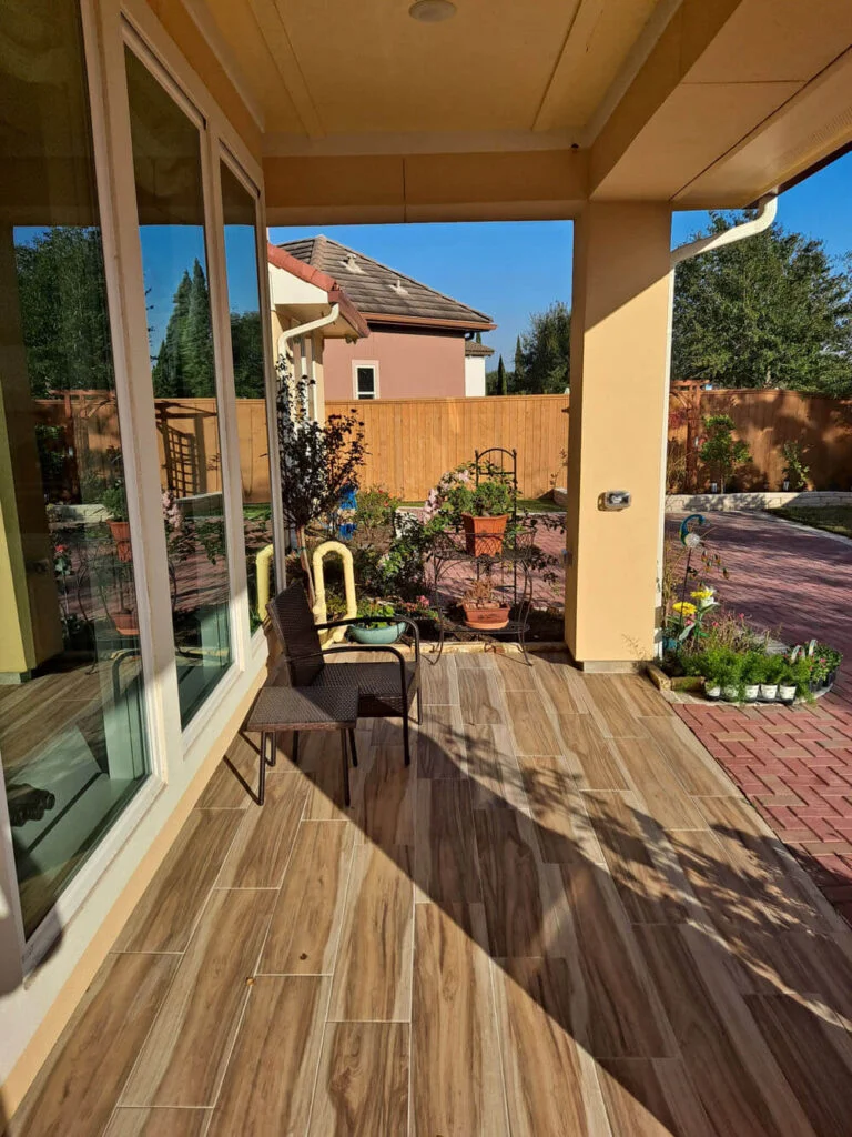 Backyard build-out before construction - Additional view